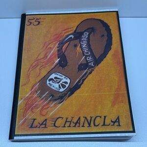 La Chancla custom composition notebook Art Print